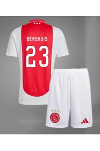 Ajax Steven Berghuis #23 Babytruitje Thuis tenue Kind 2024-25 Korte Mouw (+ Korte broeken)